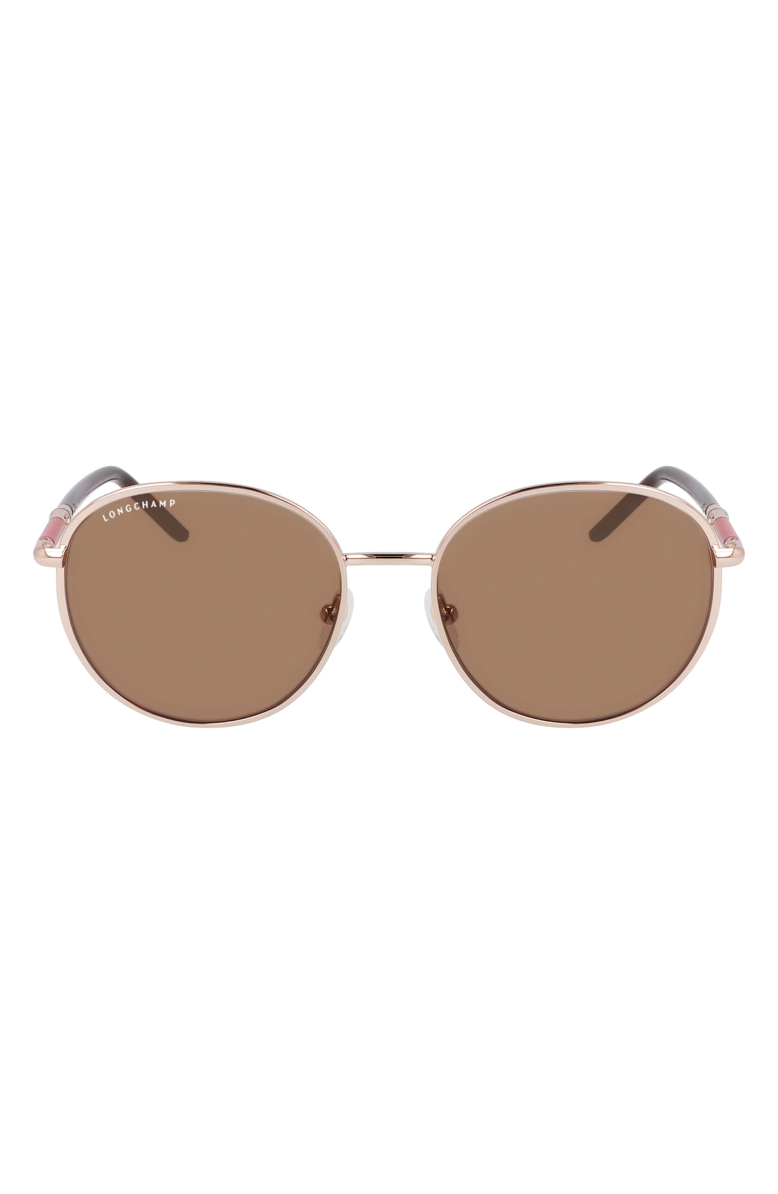 Longchamp 53mm Gradient Round Sunglasses
