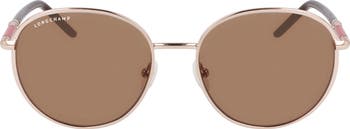 NEW in Case - LONGCHAMP 53mm Gradient Round Sunglasses Longchamp 53mm Gradient Round Sunglasses | Nordstrom main image 4