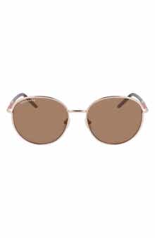 Longchamp 53mm Gradient Round Sunglasses
