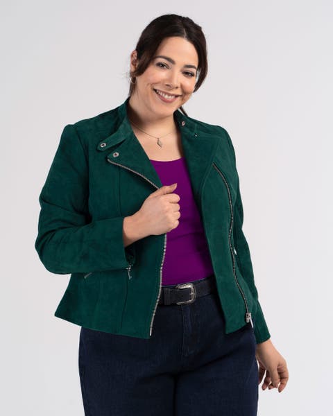 Hudson Suede Biker Jacket