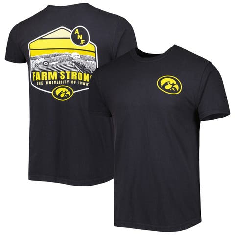 Men's Black Iowa Hawkeyes Hyperlocal T-Shirt