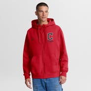 Nike Men's Nike Red Cleveland Guardians Primetime Lockup Full-Zip Hoodie