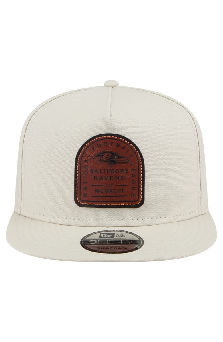 New Era Men's New Era  Stone Baltimore Ravens Premier 9FIFTY Snapback Hat, Alternate, color, Stone