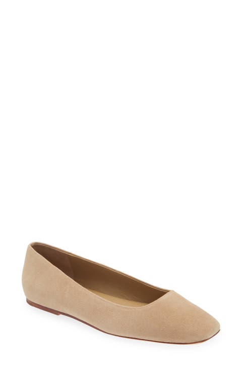 Cesta Square Toe Ballet Flat