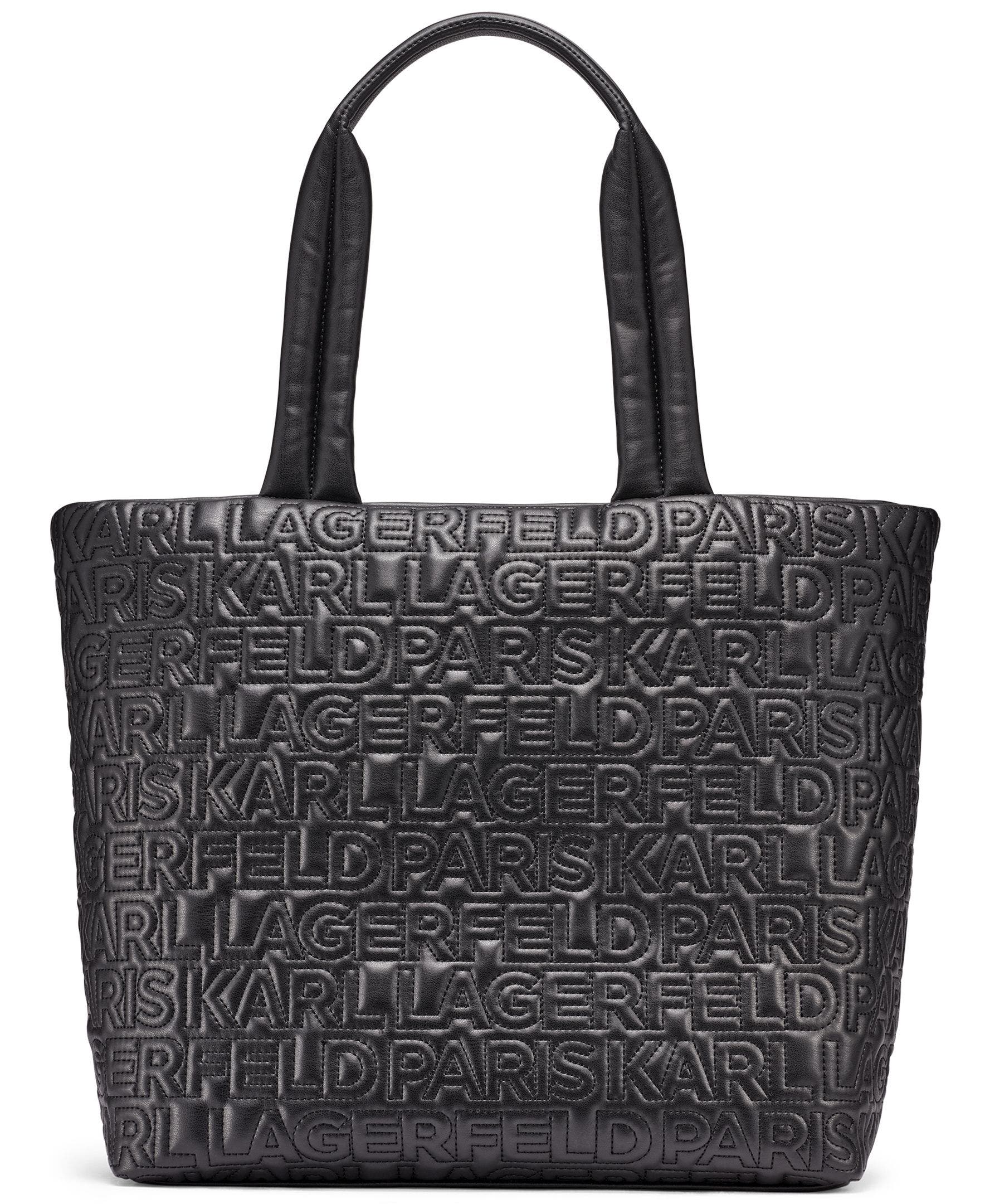 KARL LAGERFELD PARIS Voyage Tote, Alternate, color, Black Multi