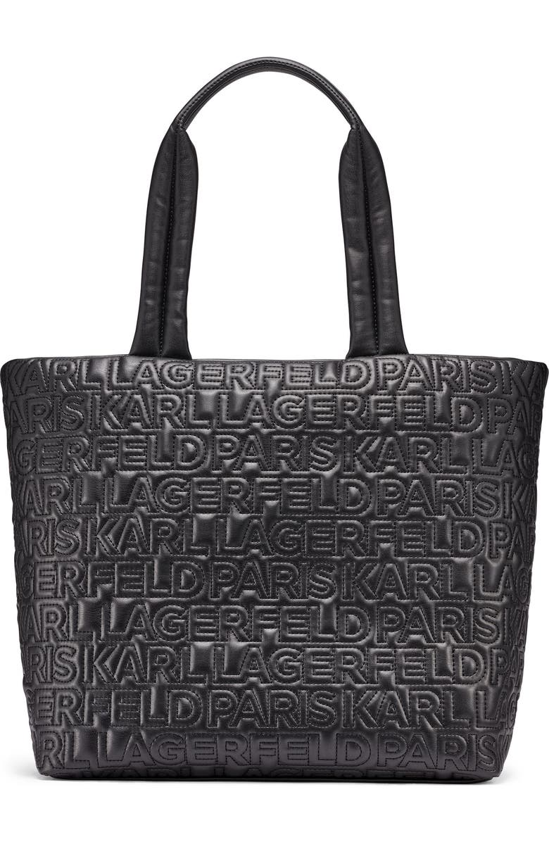 KARL LAGERFELD PARIS Voyage Tote, Alternate, color, Black Multi