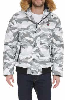 Arctic Snorkel Faux Fur Trim Bomber Jacket