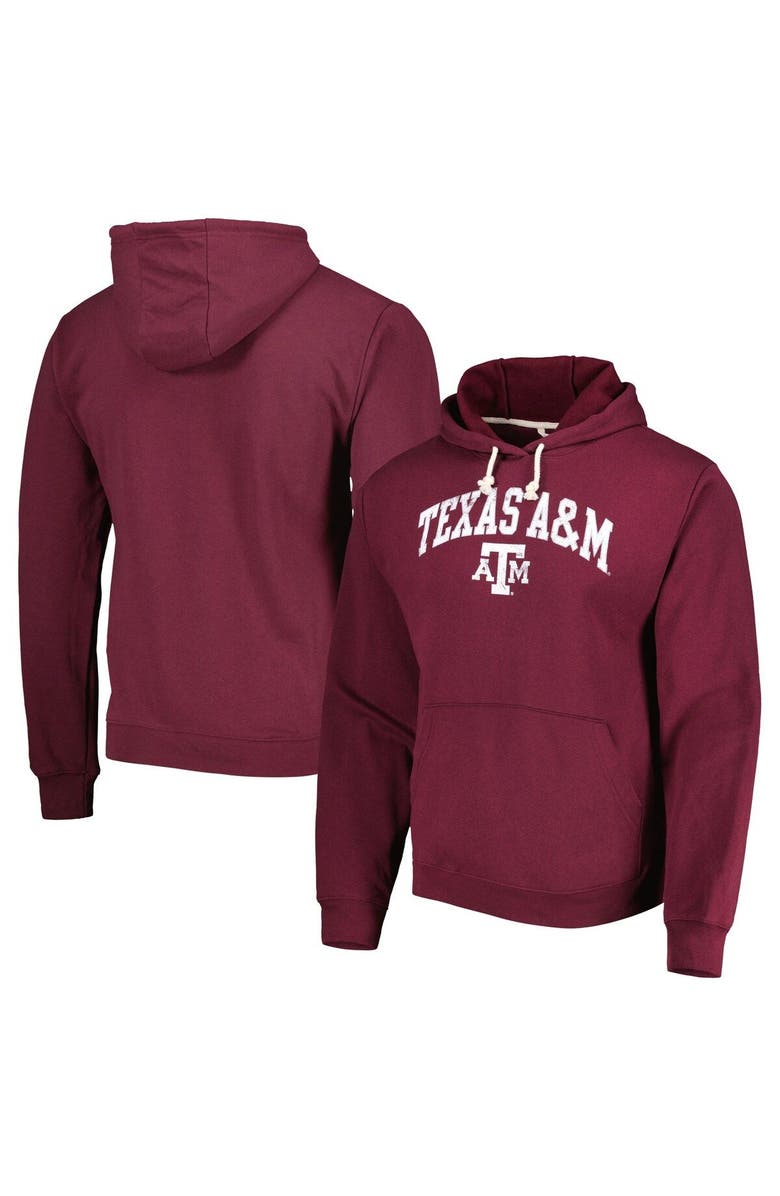 LEAGUE COLLEGIATE WEAR Men's League Collegiate Wear Maroon Texas A&M Aggies Arch Essential Pullover Hoodie, Main, color,