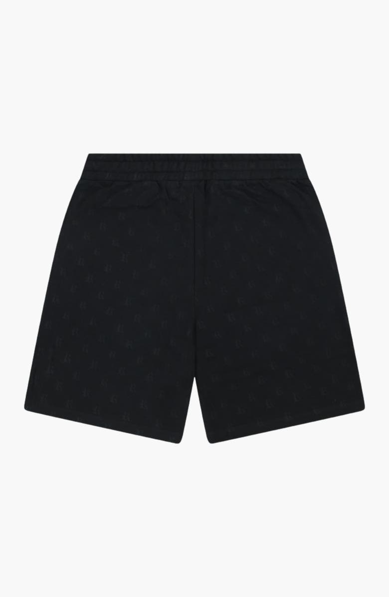 Roberto Vino Oversize Knitted Short Set, Alternate, color, Black