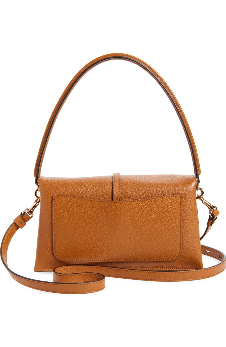 Tod's Mini T Timeless Leather Shoulder Bag, Alternate, color, Kenia Scuro
