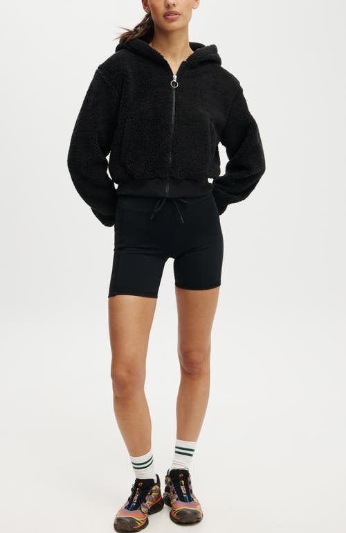 COTTON ON BODY COTTON ON BODY HOODED SOFT FLEECE ZIP THROUGH JACKET