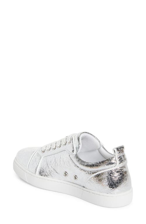 Christian Louboutin Louise Orlato Metallic Red Sole Sneakers