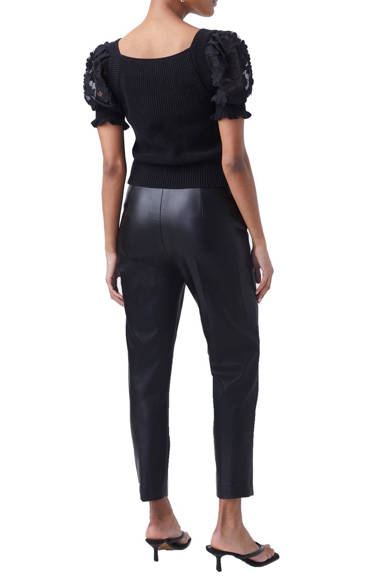 French Connection Caballo Puff Sleeve Sweater, Alternate, color,