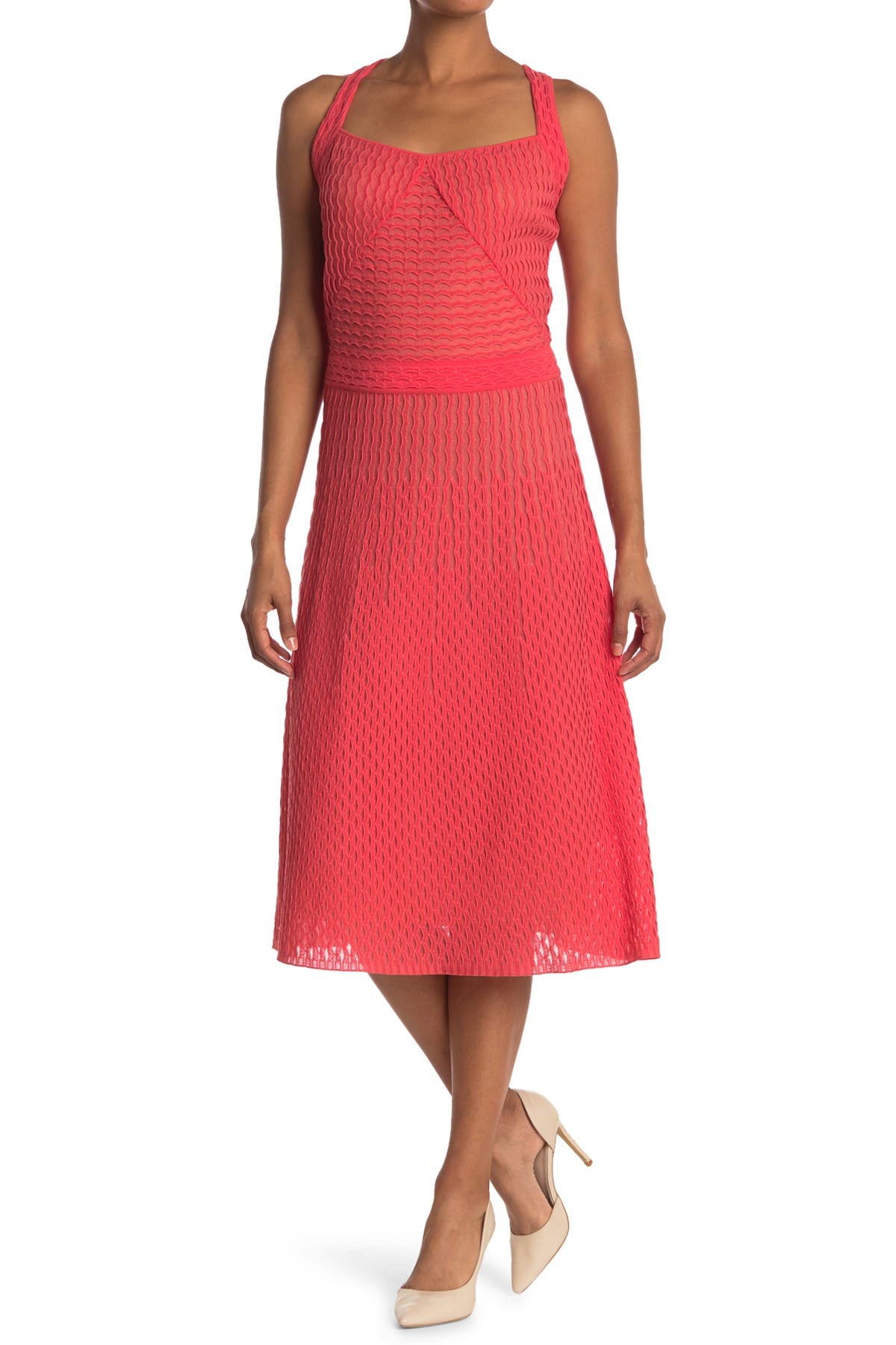 M Missoni Cross Back Midi Dress (Women) | Nordstromrack