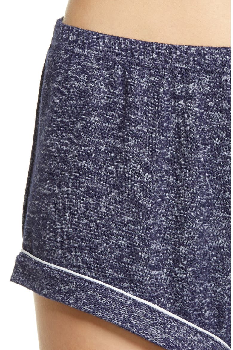 Nya Short Pajamas, Alternate, color, DEEP NAVY HEATHER