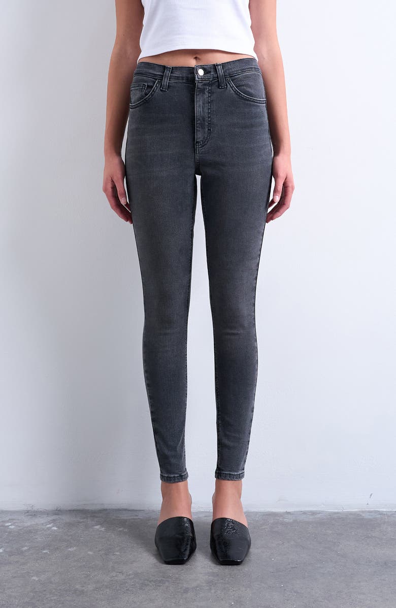 Topshop Jamie High Waist Skinny Jeans, Main, color,