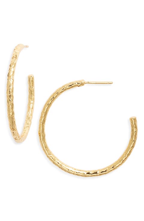 Moriah Woven Hoop Earrings