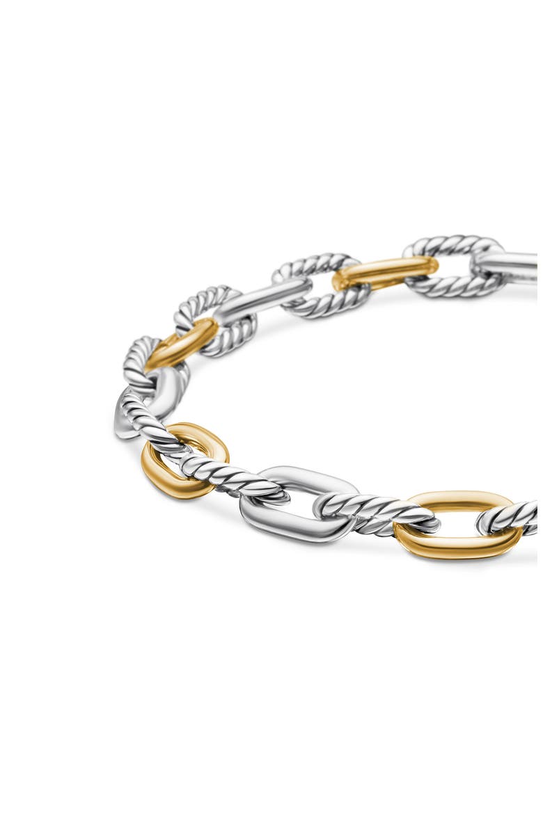 Madison® Chain Bracelet in Sterling Silver with 18K Yellow Gold, 5.5mm, Alternate, color, STERLING SILVER YELLOW GOLD