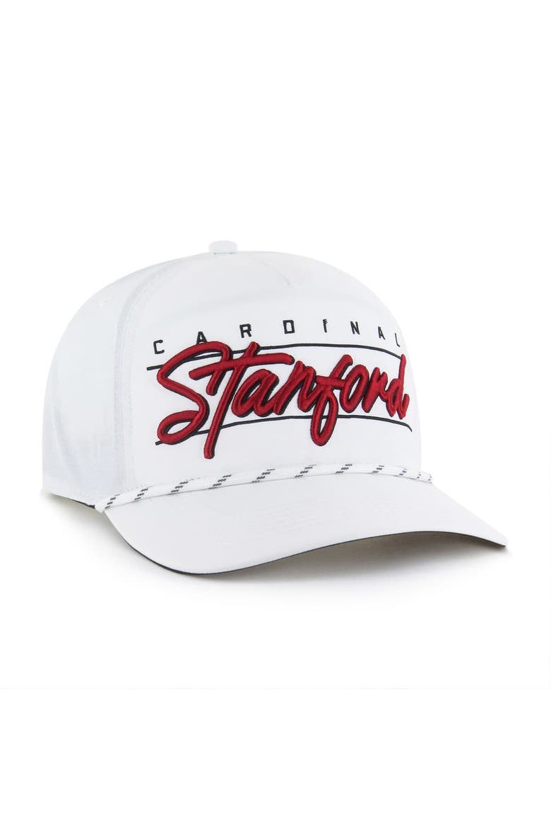 Men's '47 White Stanford Cardinal Condor Hitch brrr° Adjustable Hat, Alternate, color, White