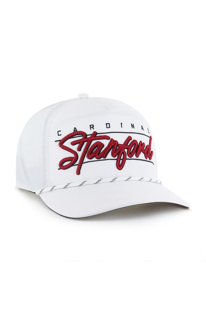 '47 Men's '47 White Stanford Cardinal Condor Hitch brrr° Adjustable Hat, Alternate, color, White