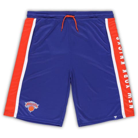 Men's Fanatics Branded Blue New York Knicks Big & Tall Referee Iconic Mesh Shorts