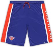 FANATICS Men's Fanatics Branded Blue New York Knicks Big & Tall Referee Iconic Mesh Shorts