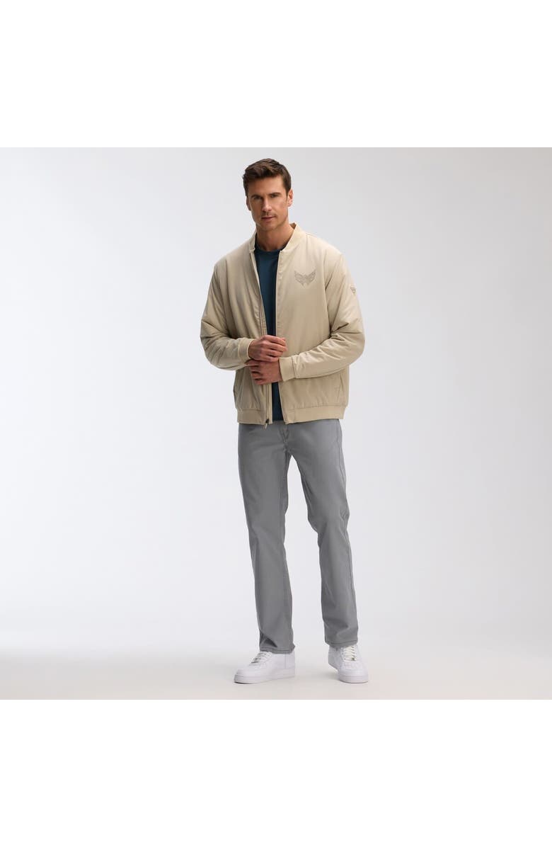 FANATICS Men's Fanatics Tan Washington Capitals Authentic Pro Road Lightweight Full-Zip Bomber Jacket, Alternate, color, Tan