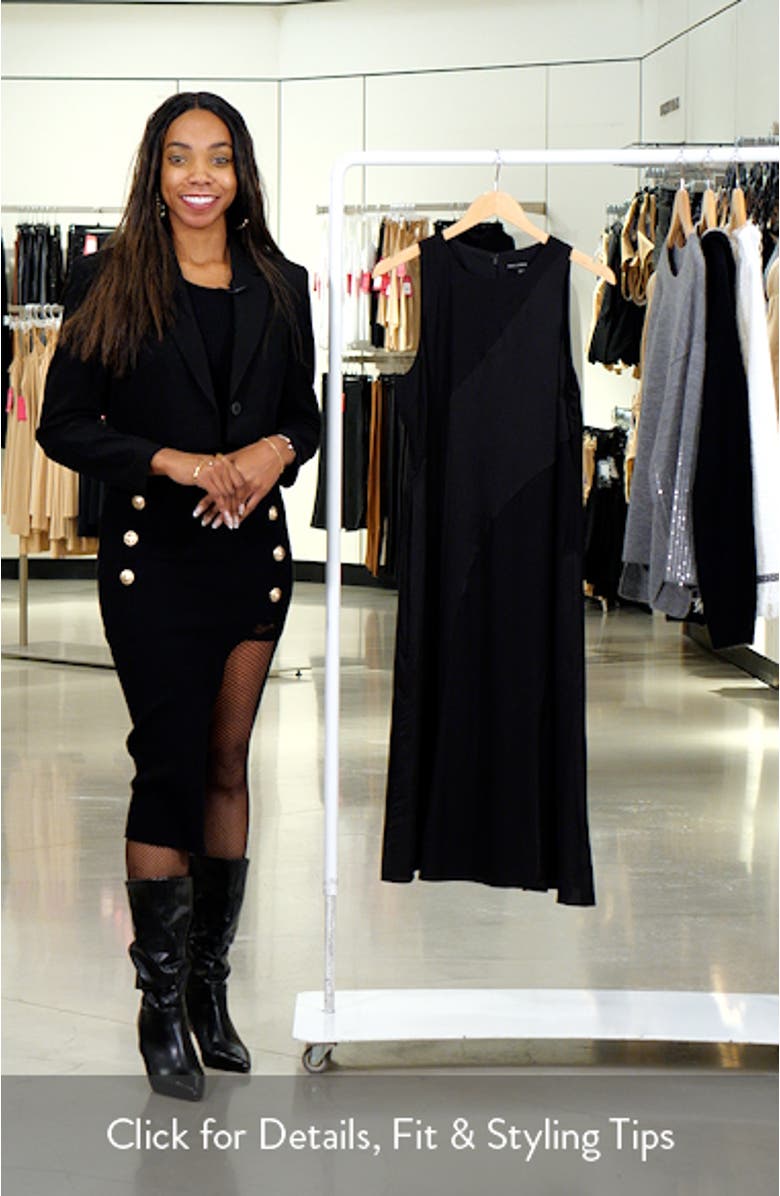 Sleeveless A-Line Midi Dress, sales video thumbnail