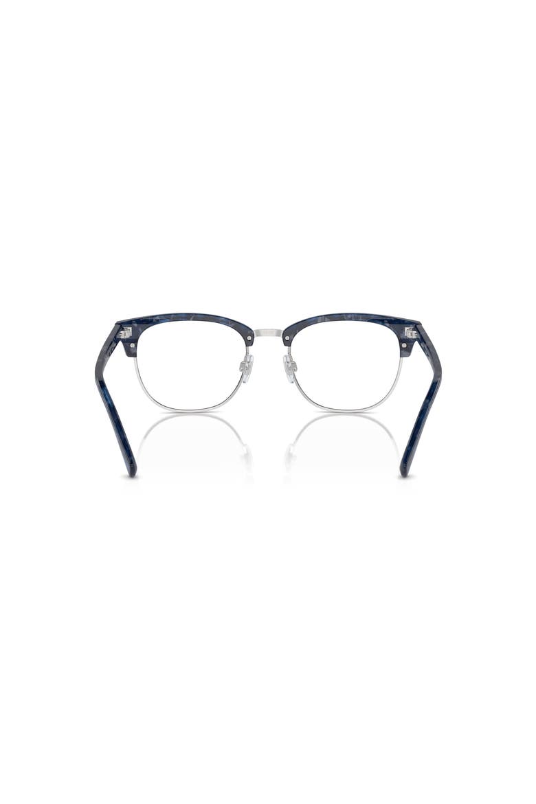 52mm Square optical glasses, Alternate, color, Blue