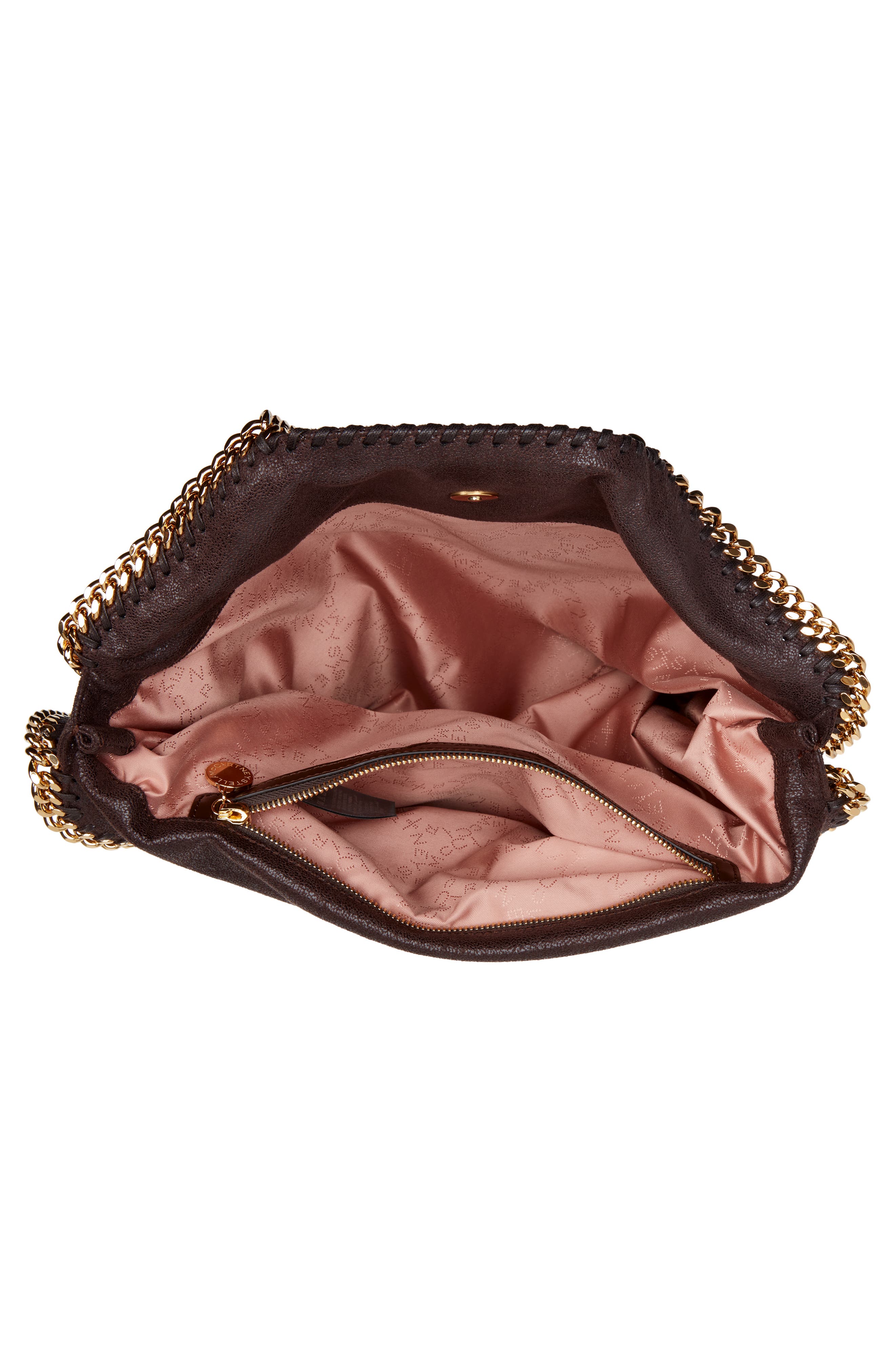 Stella McCartney Falabella Faux Leather Foldover Tote, Alternate, color, 