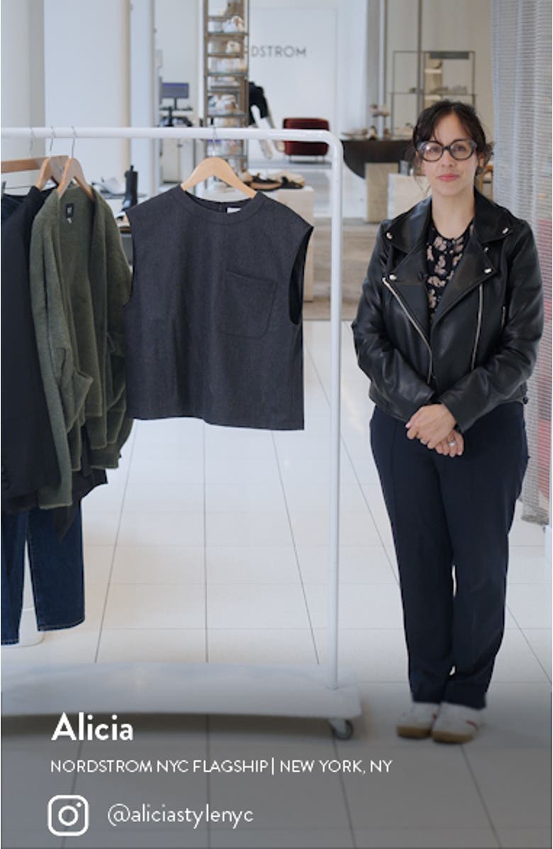 Wool & Cashmere Blend Muscle T-Shirt, sales video thumbnail