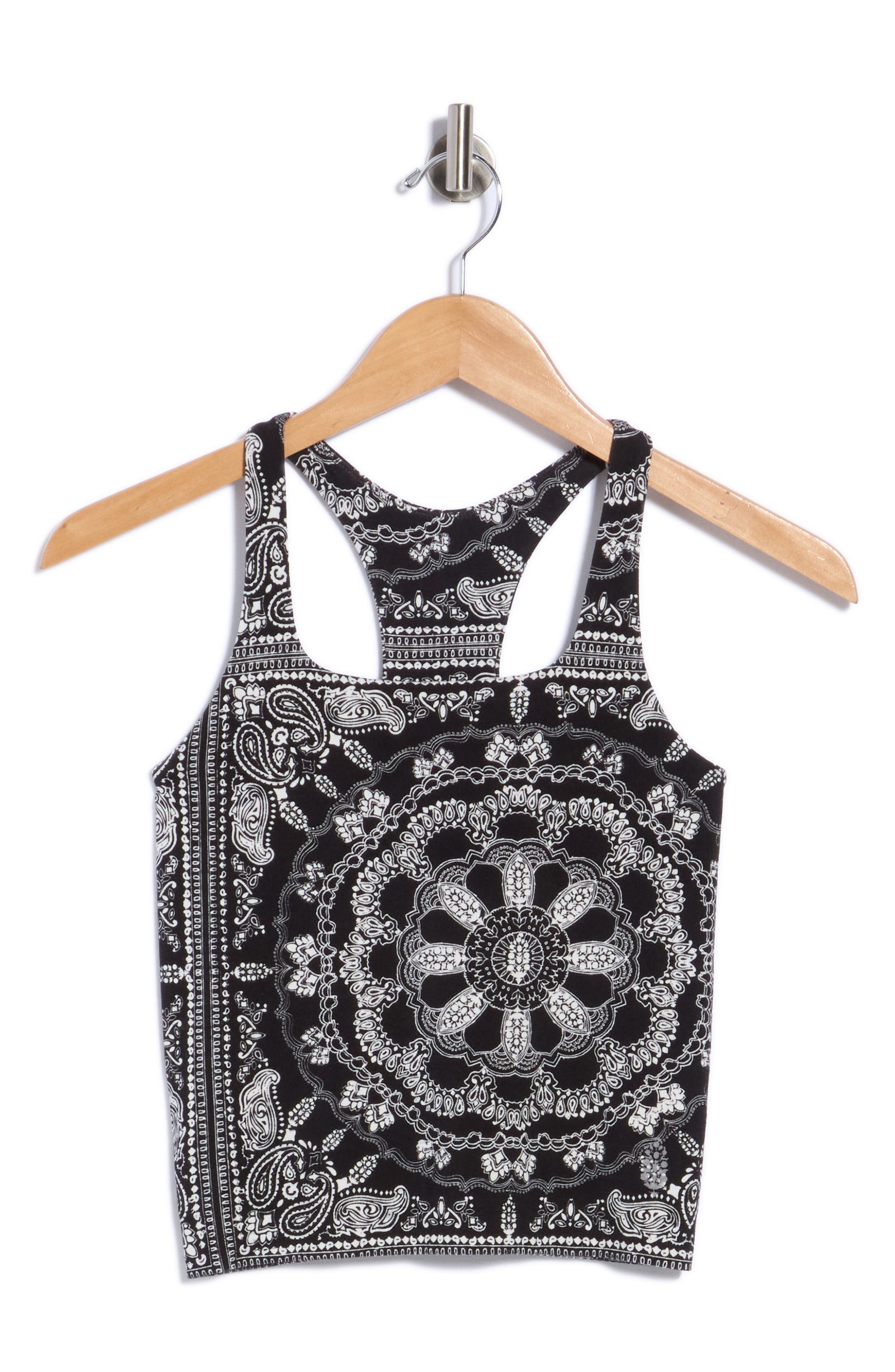 Go To Smooth Print Crop Camisole