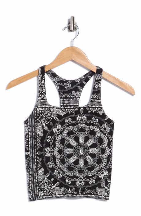 Go To Smooth Print Crop Camisole