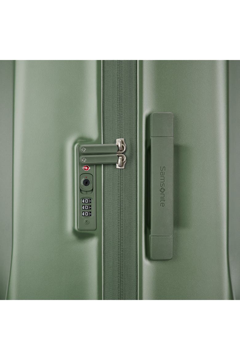 Uplift Hardside 32" X-large Checked Spinner Luggage, Alternate, color, Jade Green