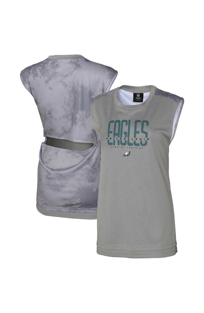 Outerstuff Women's Gray Philadelphia Eagles No Sweat Tank Top, Main, color, Gray