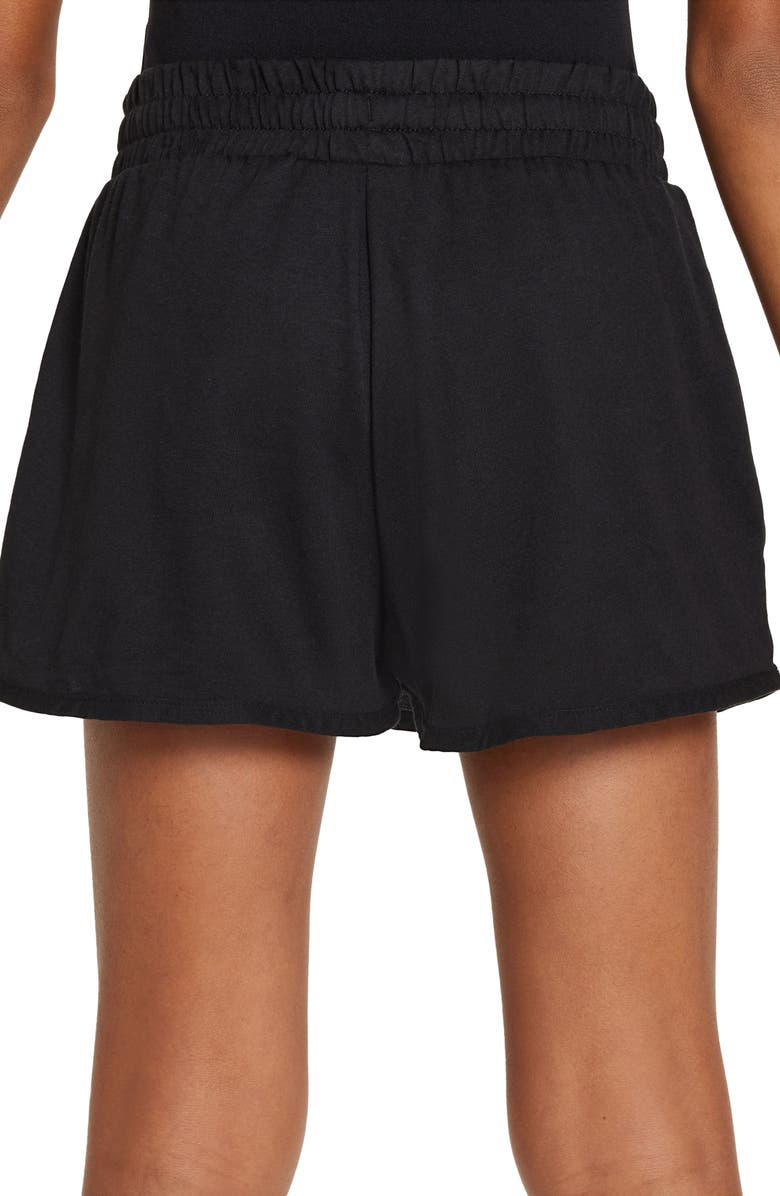 Nike Kids' Dri-FIT Breezy Mid Rise Skort, Alternate, color, 010 Black/White