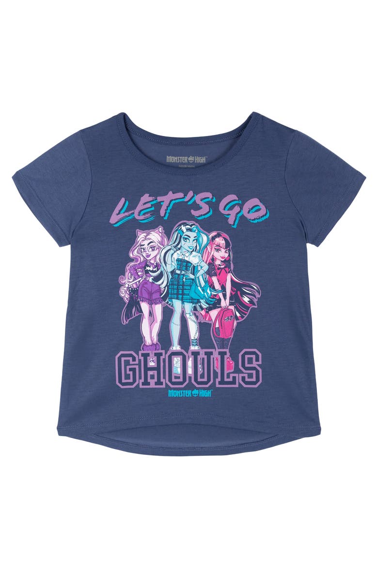 2-Piece Tee and Dolphin Shorts Set, Alternate, color, Slate Blue Lilac
