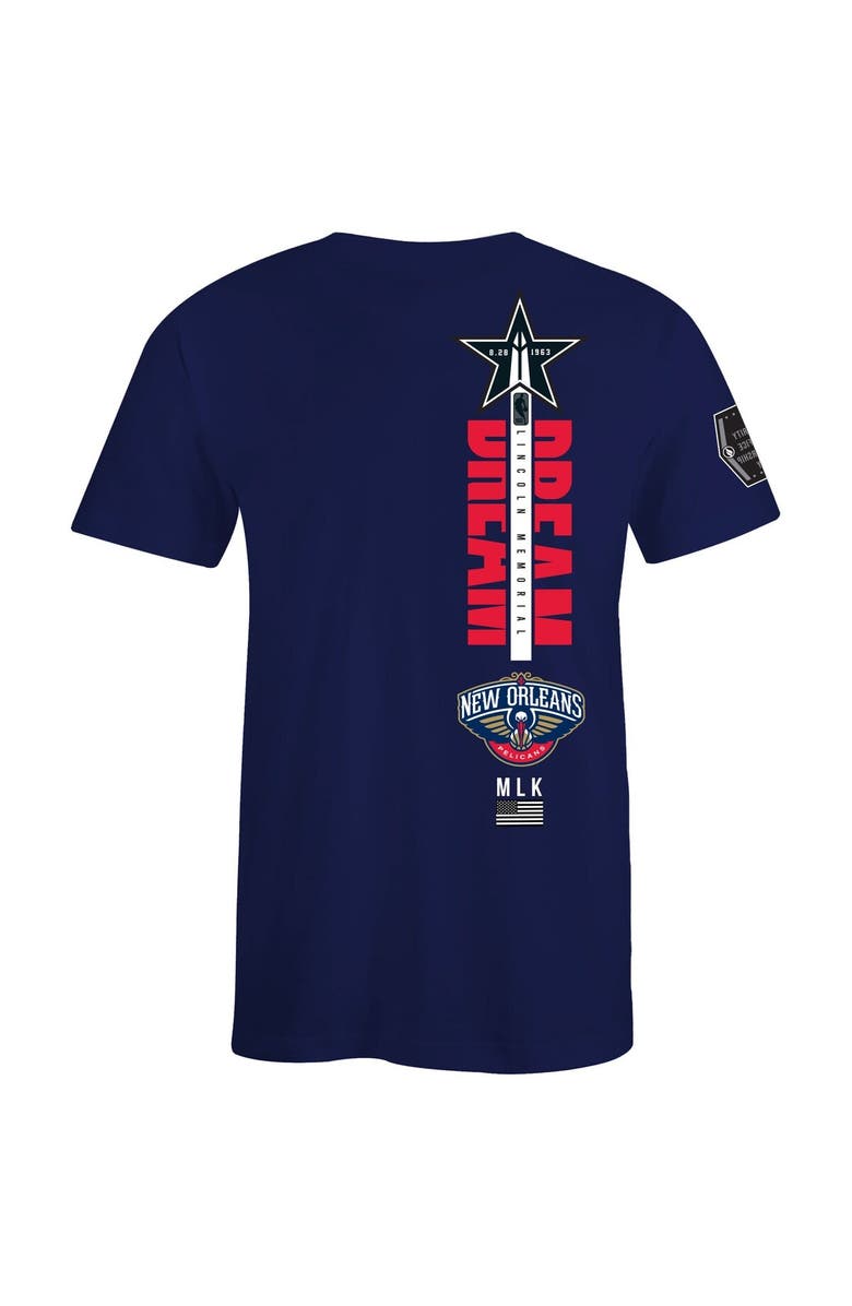 FISLL Unisex FISLL x Black History Collection  Navy New Orleans Pelicans T-Shirt, Alternate, color, 