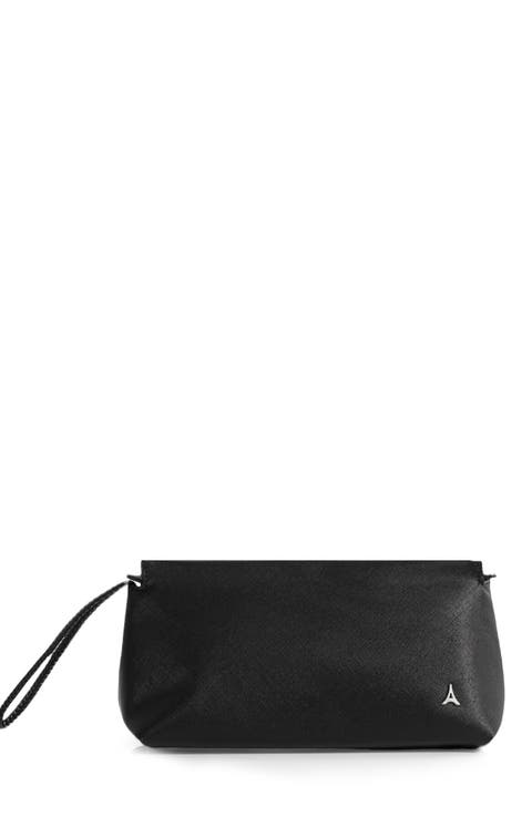 Jessy Textured Leather Washbag