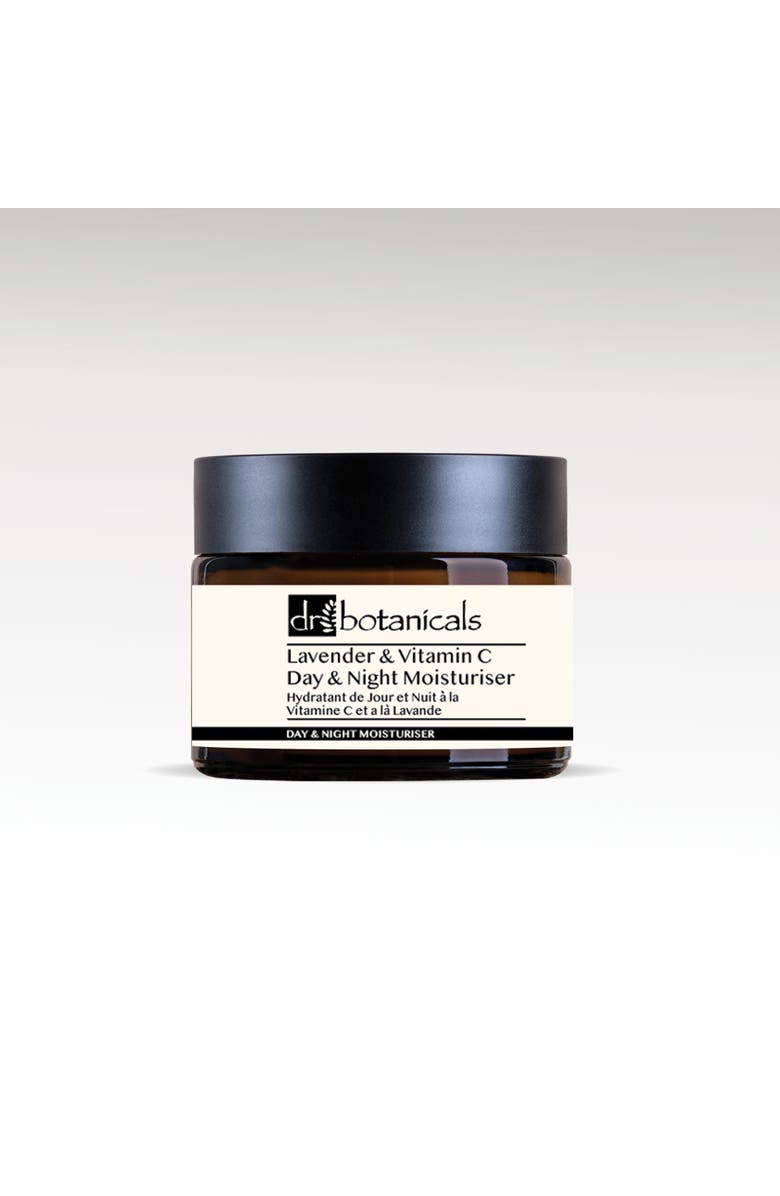 DR BOTANICALS Lavender & Vitamin C Revitalising Moisturiser for Glow & Hydration, Alternate, color, White
