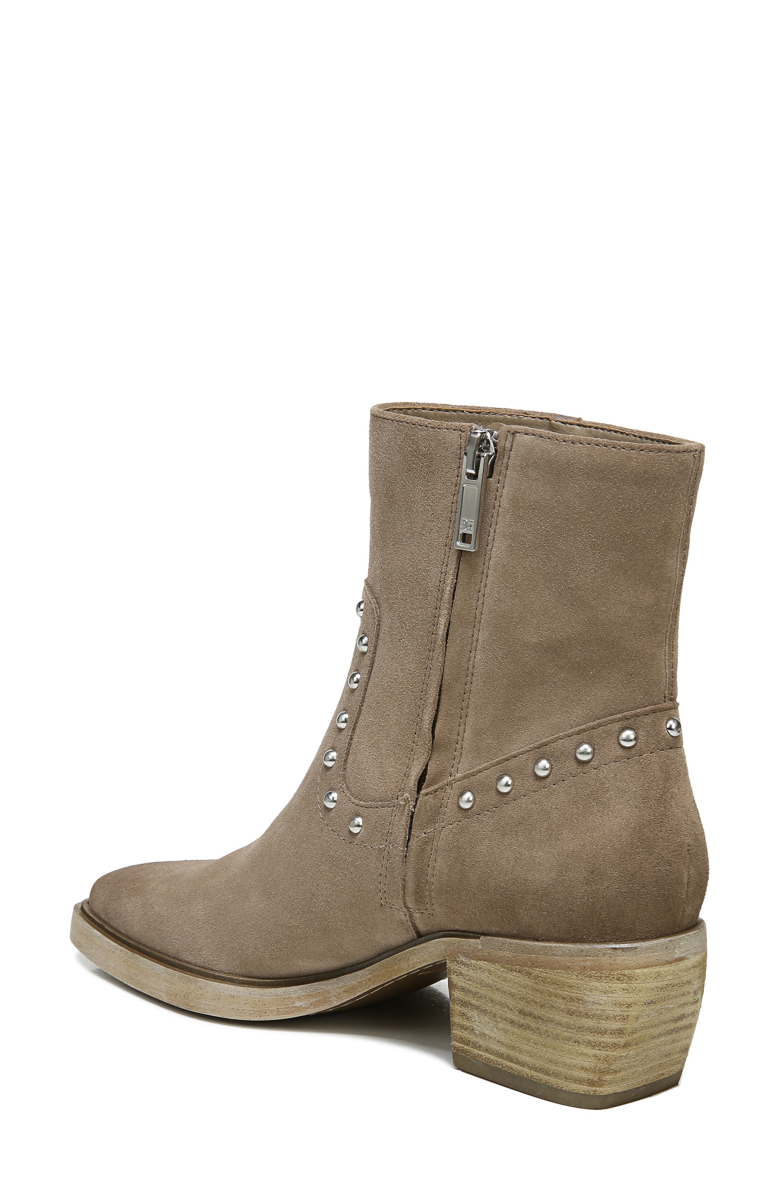 Bernie Fringe Western Bootie, Alternate, color, CEDARWOOD