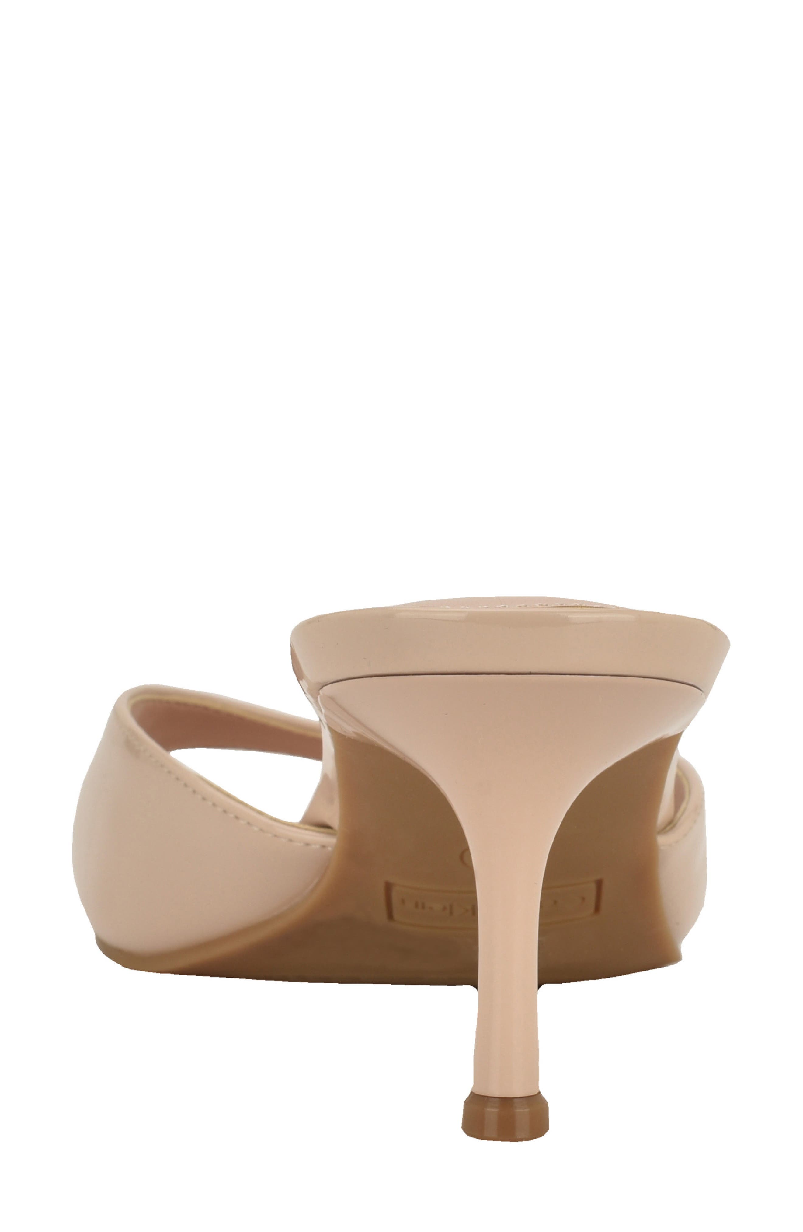Vixie Slide Sandal, Alternate, color, LIGHT NATURAL PATENT