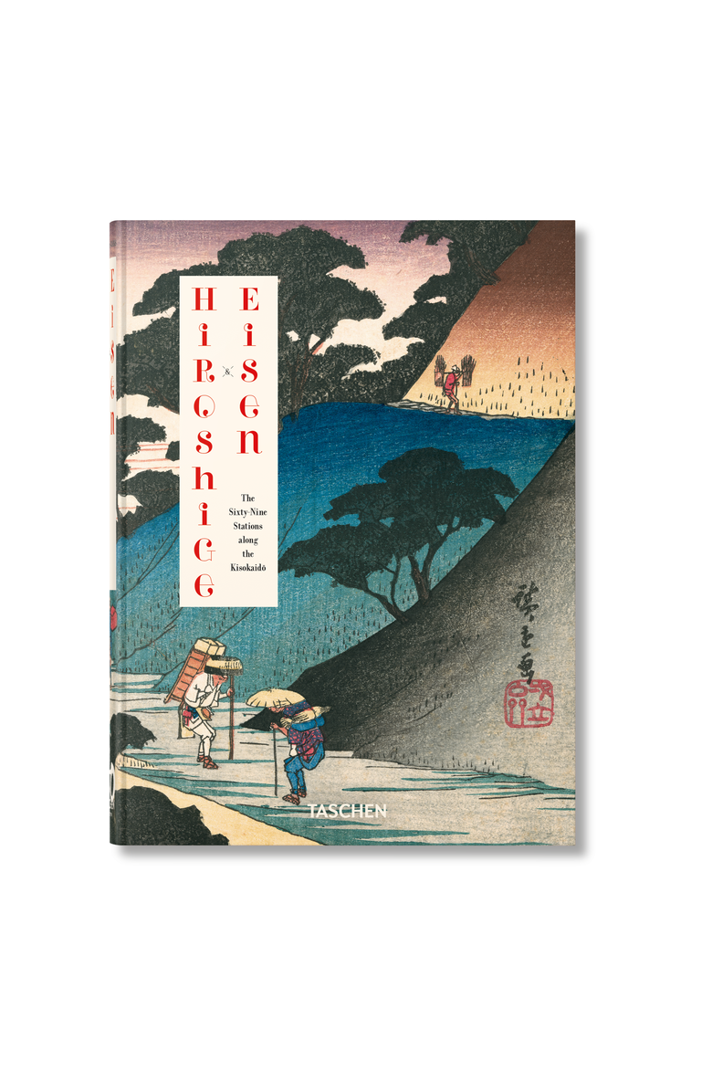Taschen Hiroshige & Eisen. The Sixty-Nine Stations along the Kisokaido. 40th Ed., Main, color, Multicolor