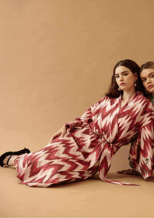 Guadalupe Design Anisa Ikat Kimono