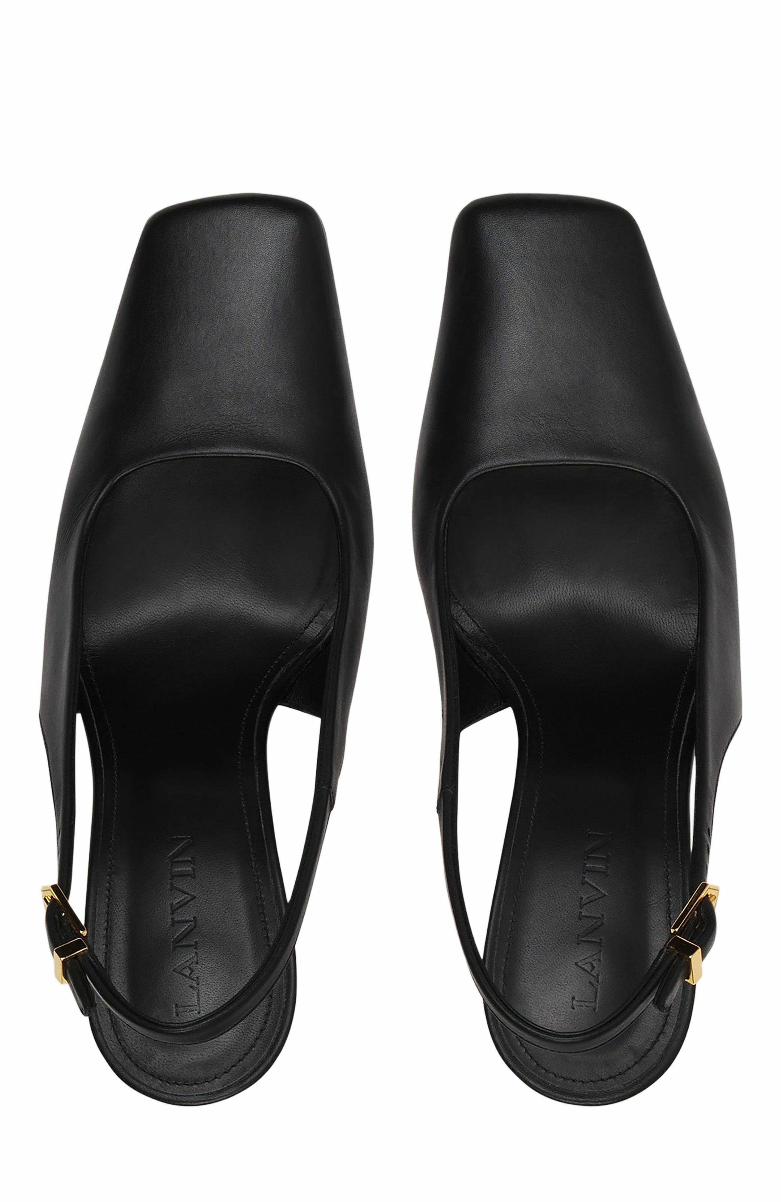 Lanvin Mesure Leather Pumps, Alternate, color, 