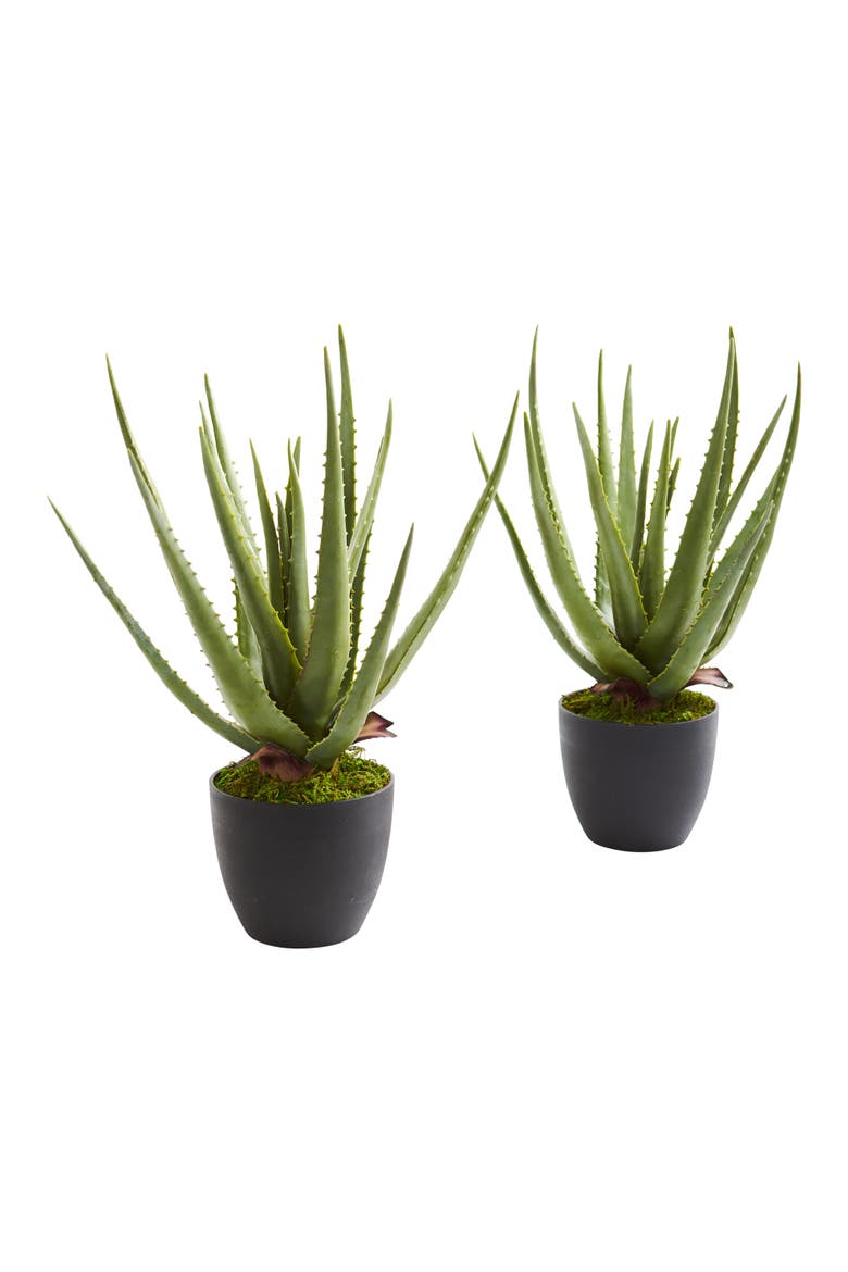 Aloe Artificial Plant, Main, color, Green