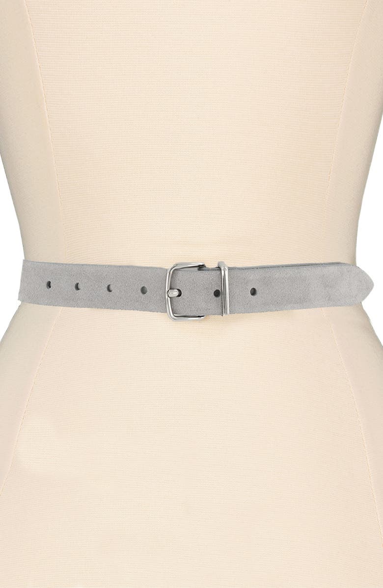 Vince Kaia Suede Belt, Alternate, color, Pale Tide