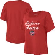 Majestic Threads Women's Majestic Threads Red Indiana Fever The Edge Premium Boxy T-Shirt