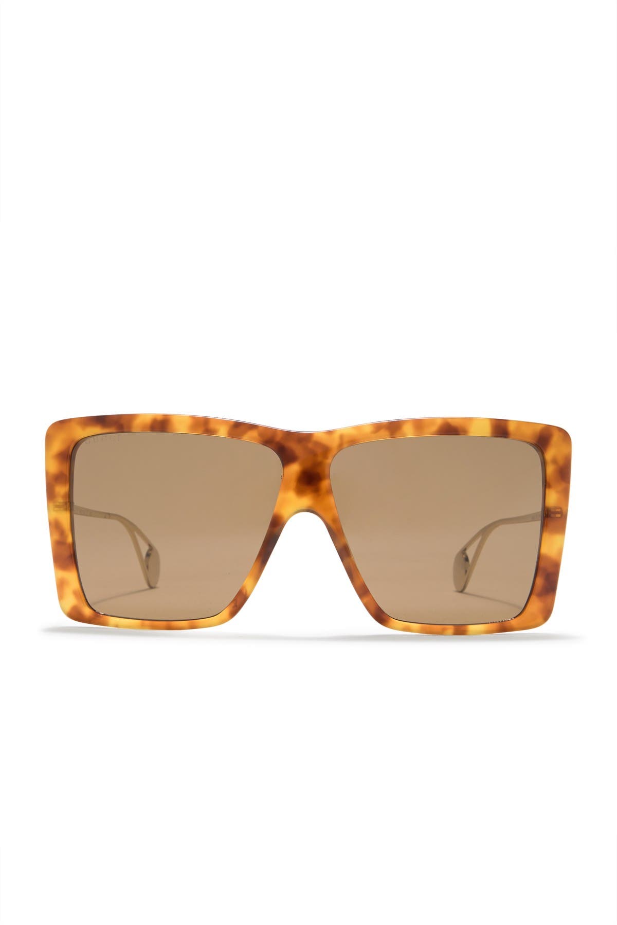 61mm Retro Square Sunglasses