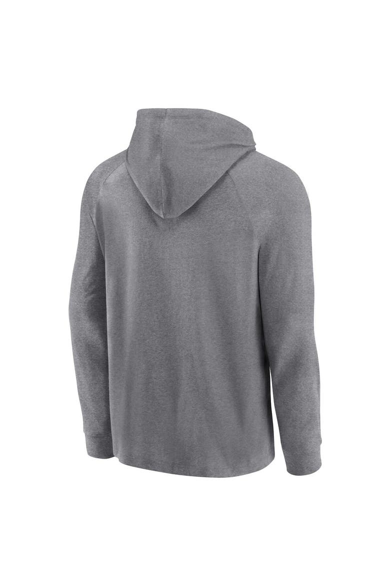 Men's Fanatics Branded Gray Oakland Athletics No Time Off Raglan Pullover Hoodie, Alternate, color, Gray